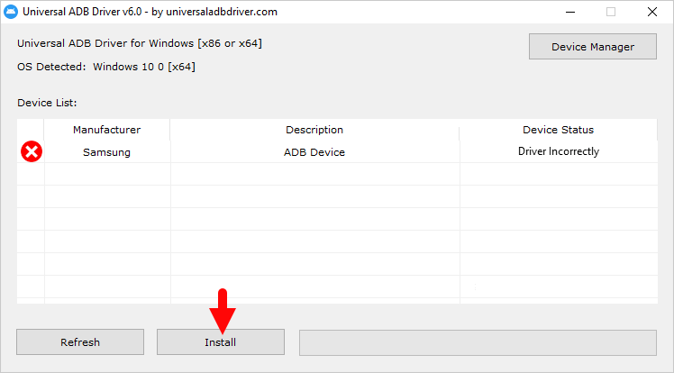 Universal ADB Driver Install